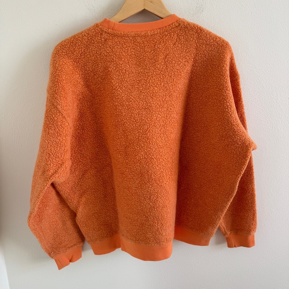 Outdoor Voices Orange Fleece Pullover XL - Picture 7 of 9